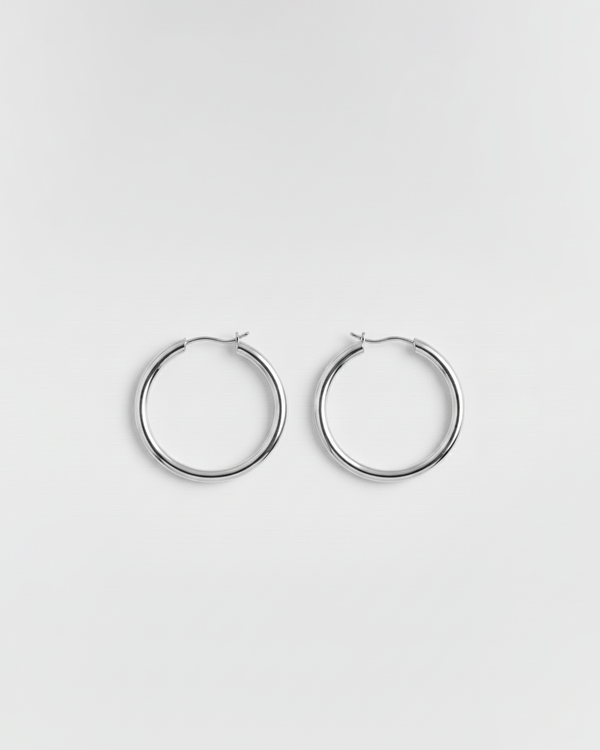 ahrensandco Vagence Hoop Earrings – Stainless Steel Hoop Earrings Unisex