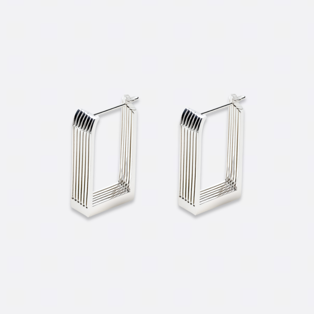 Ahrens & Co Strata Frame Earring