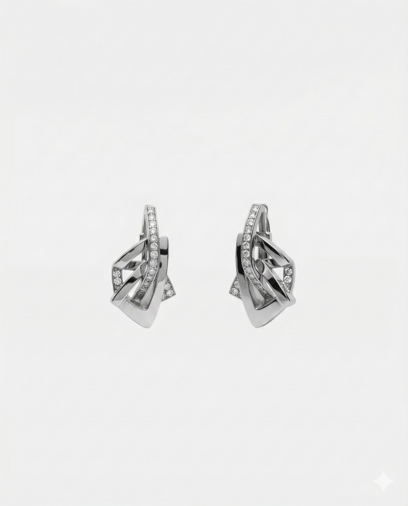 ahrensandco Interlock Earrings – Edelstahl Creolen Unisex