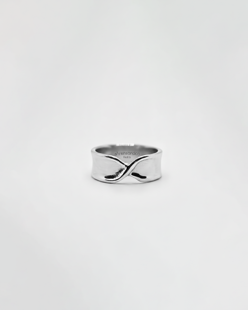 ahrensandco Anneau Infini Ring – Edelstahl Ring Unisex