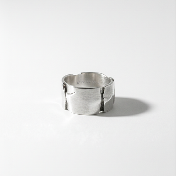 ahrensandco Brutalist No. 1 ring – 925 silver ring unisex 
