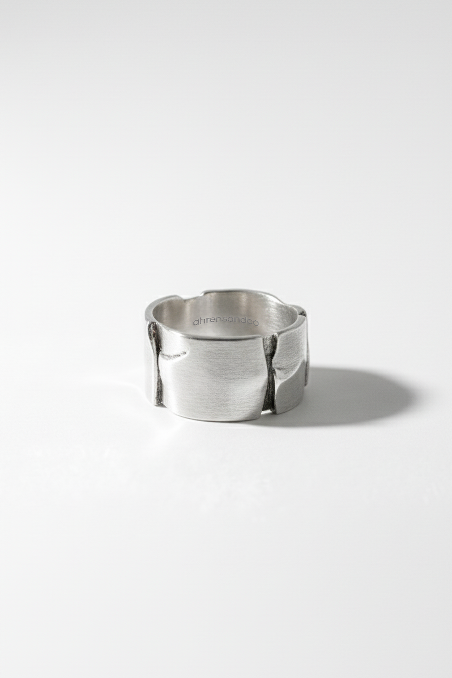 ahrensandco Brutalist No. 1 ring – 925 silver ring unisex 