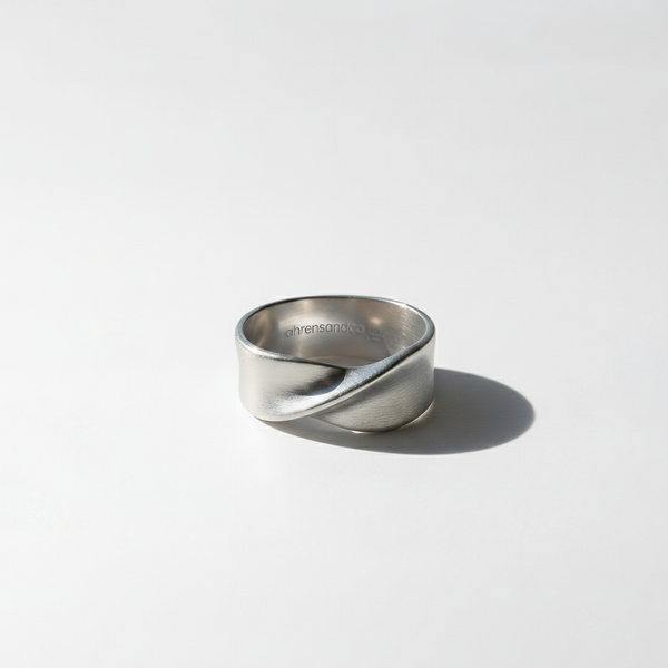 Ahrensandco Linéaire Ring - 925 Silver Unisex Ring 