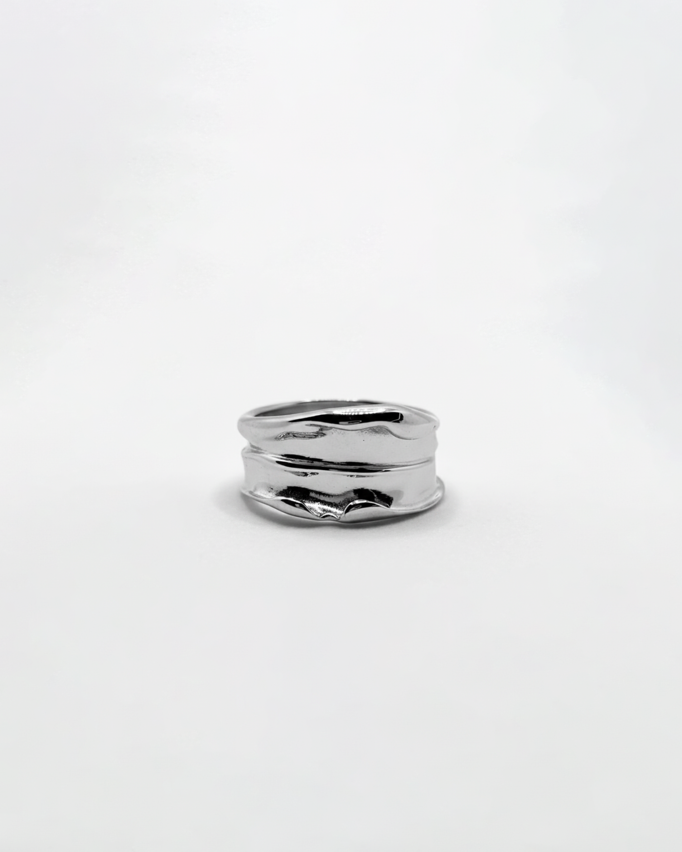 ahrensandco Marée Ring aus Edelstahl – Unisex Ring Frontansicht