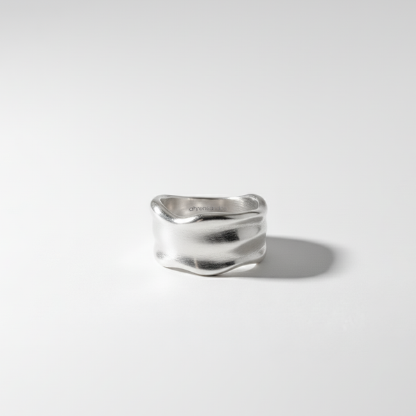 Ahrensandco Rivulet Ring - 925 Silver Ring Unisex 
