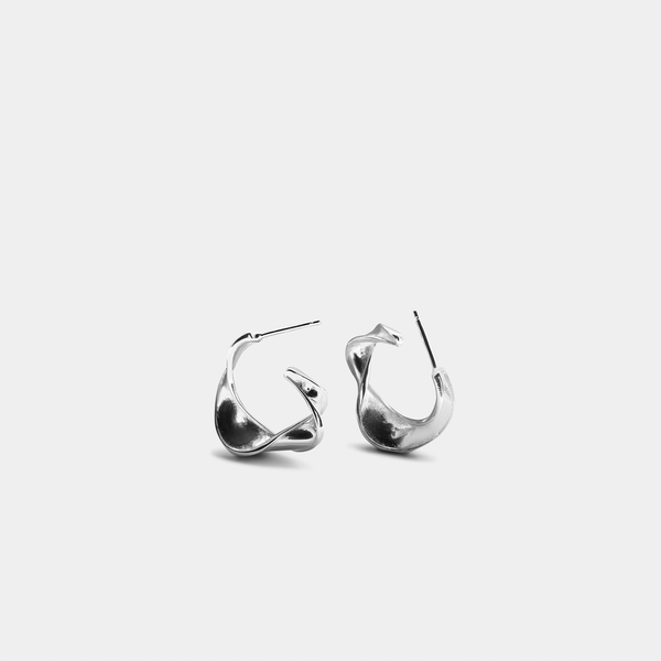 BOUCLE D'OREILLE CROISSANT 