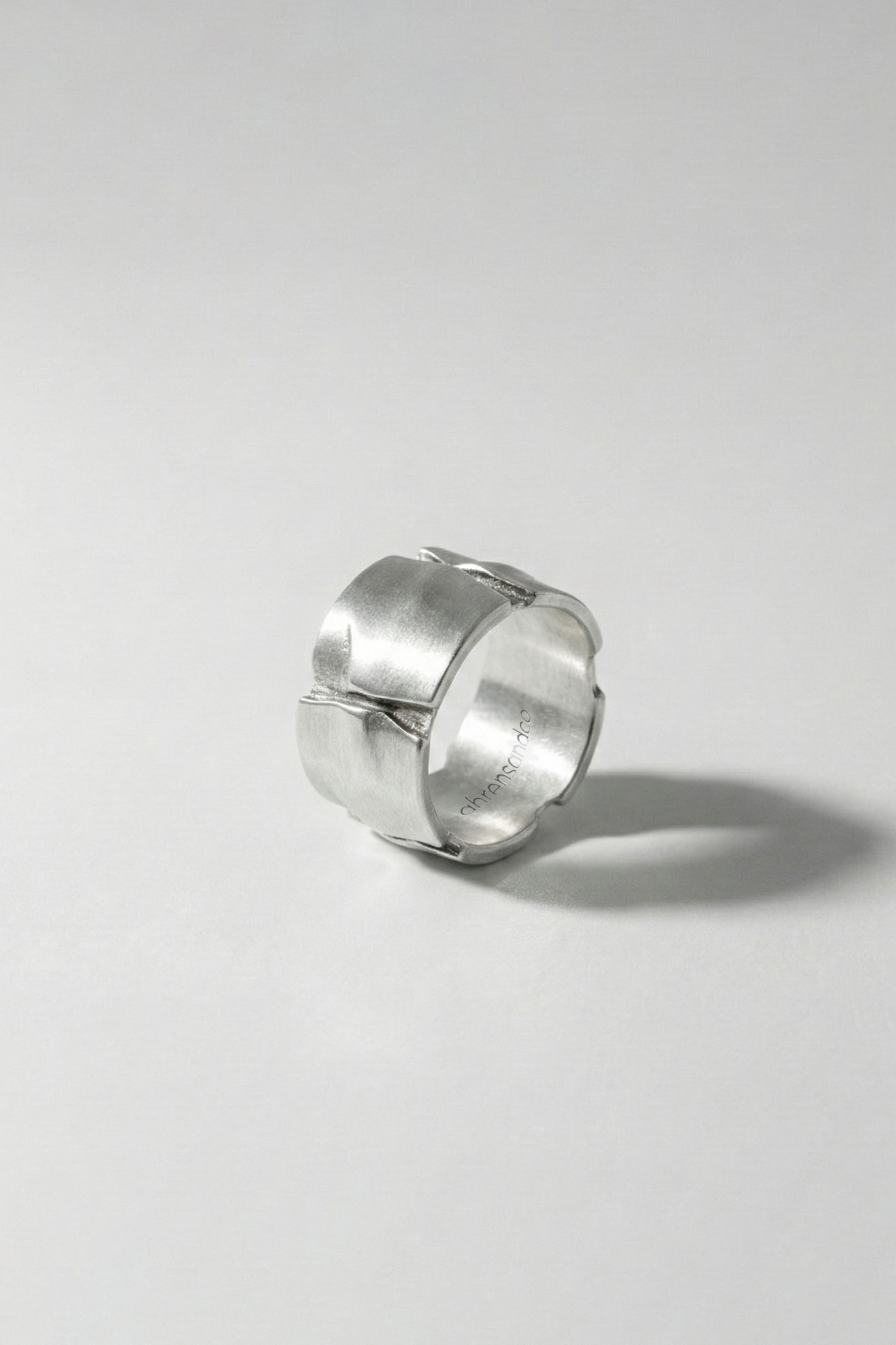 ahrensandco Brutalist No. 1 Ring – 925 Silber Ring Unisex